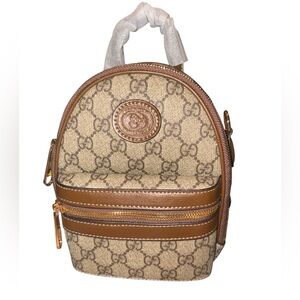 Fashion Lux Canvas Mini Backpack